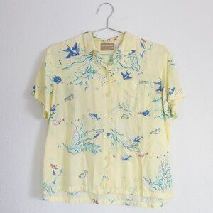 Vintage Liz Claiborne Summer Beach Button Up